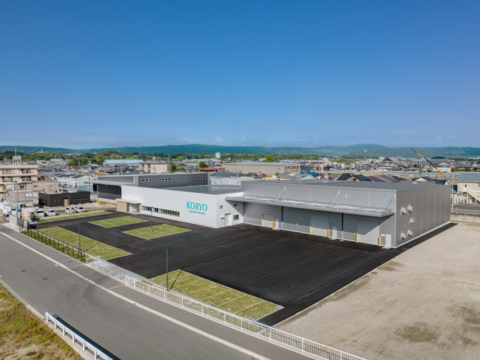 箸尾新工場　南東面鳥瞰